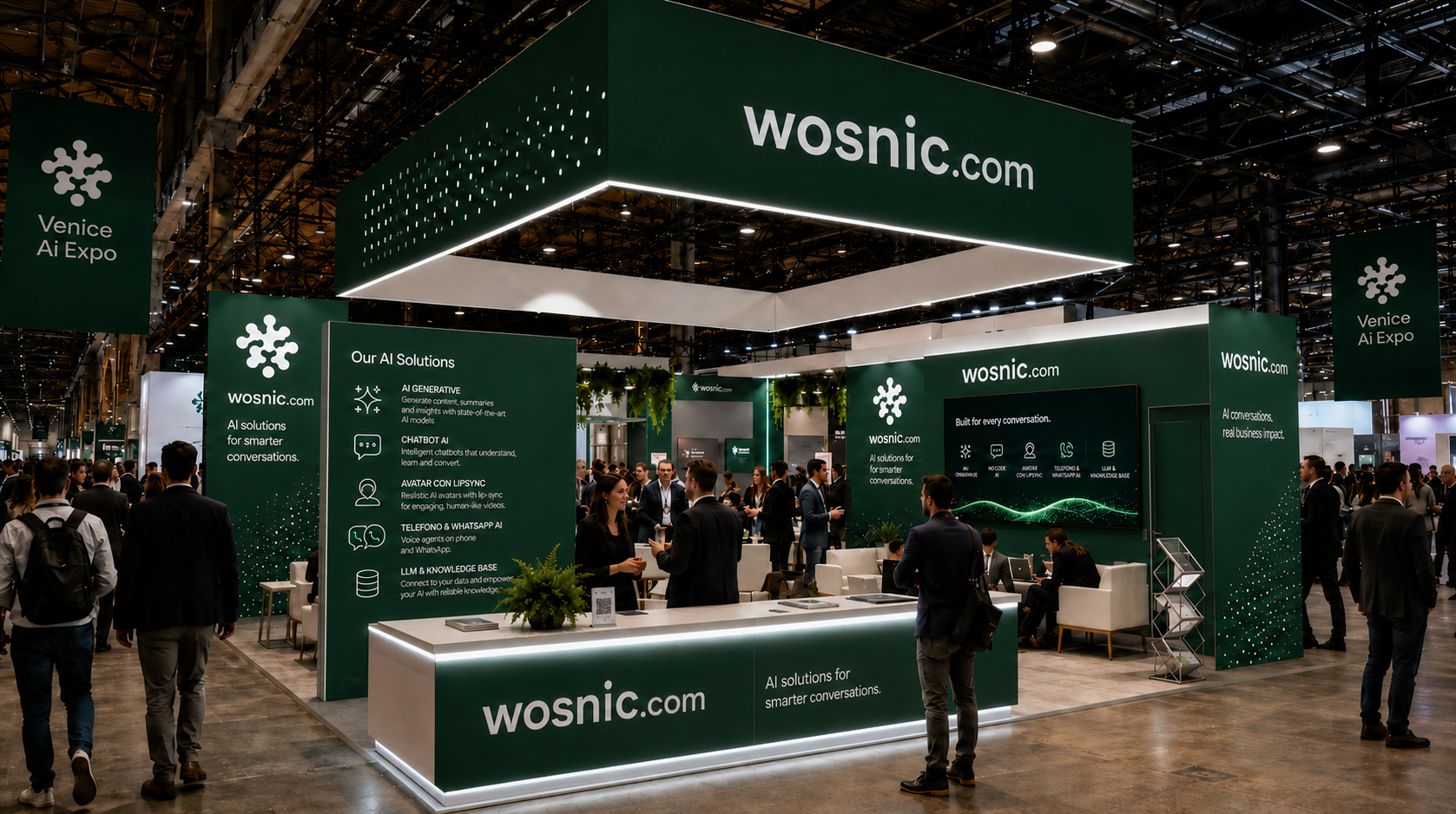 Wosnic — Main AI partner Venice AI Expo